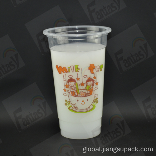 Custom Pp Blister Cup PP Blister Cup Transparent Milk Tea Beverage Cup Factory